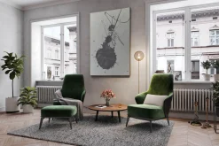 XXL Öl Gemälde 'Silver Sonata' | Handgemaltes Unikat