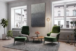 XXL Öl Gemälde 'Silver Symphony' | Handgemaltes Unikat