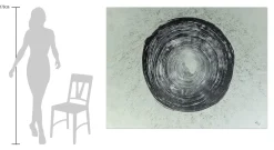 XXL Öl Gemälde 'Silver Tree Trunk' | Handgemaltes Unikat