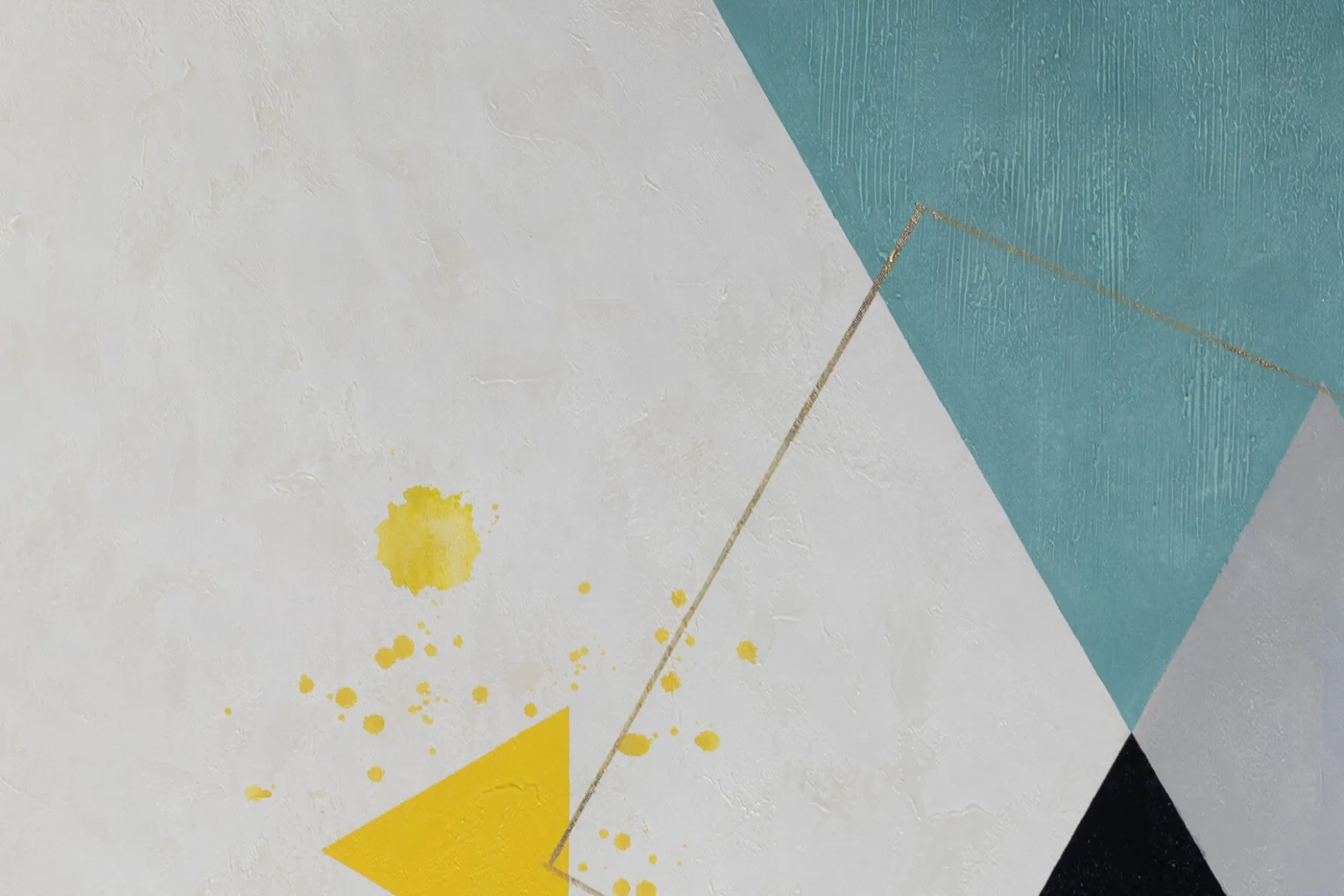 XXL Öl Gemälde 'Sinfonie der Elemente' | Handgemaltes Unikat