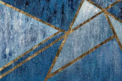 XXL Öl Gemälde 'Sog des Blauen' | Handgemaltes Unikat