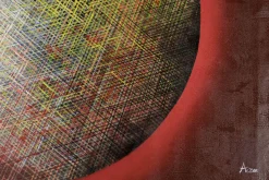 XXL Öl Gemälde 'Solar Eclipse' | Handgemaltes Unikat