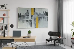 XXL Öl Gemälde 'Solemn Skyline' | Handgemaltes Unikat