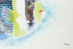 XXL Öl Gemälde 'Sonnenfisch' | Handgemaltes Unikat