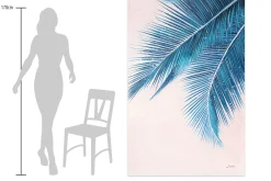 XXL Öl Gemälde 'Sonnengeküsste Palmen' | Handgemaltes Unikat