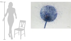 XXL Öl Gemälde 'Special Dandelion' | Handgemaltes Unikat