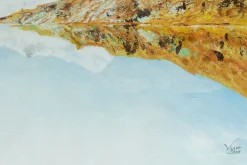 XXL Öl Gemälde 'Spiegelbild der Berge' | Handgemaltes Unikat