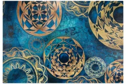 XXL Öl Gemälde 'Spieluhr in Gold' | Handgemaltes Unikat