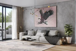 XXL Öl Gemälde 'Spirit of the Eagle' | Handgemaltes Unikat
