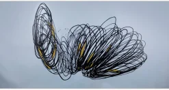XXL Öl Gemälde 'Springspirale' | Handgemaltes Unikat