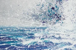 XXL Öl Gemälde 'Sprung ins Wasser' | Handgemaltes Unikat