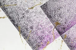 XXL Öl Gemälde 'Squares in Purple' | Handgemaltes Unikat
