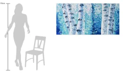 XXL Öl Gemälde 'Stamm in der Flut' | Handgemaltes Unikat