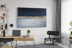 XXL Öl Gemälde 'Starlight Swim' | Handgemaltes Unikat