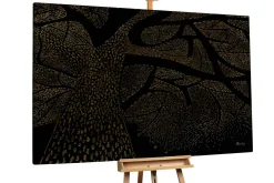 XXL Öl Gemälde 'Star Tree' | Handgemaltes Unikat