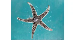 XXL Öl Gemälde 'Stern der Meere' | Handgemaltes Unikat