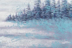 XXL Öl Gemälde 'Stille des Winters' | Handgemaltes Unikat