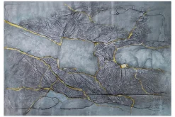 XXL Öl Gemälde 'Stony Soil' | Handgemaltes Unikat
