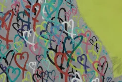 XXL Öl Gemälde 'Strong Heart' | Handgemaltes Unikat