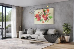 XXL Öl Gemälde 'Summer Pomegranate' | Handgemaltes Unikat