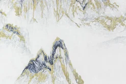 XXL Öl Gemälde 'Sunlit Mountains' | Handgemaltes Unikat
