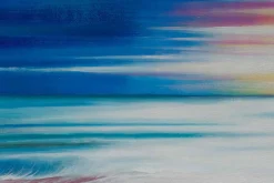 XXL Öl Gemälde 'Sunset by the Beach' | Handgemaltes Unikat