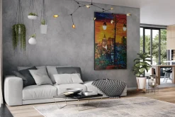 XXL Öl Gemälde 'Sunset Palette' | Handgemaltes Unikat