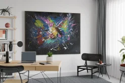 XXL Öl Gemälde 'Super Nova' | Handgemaltes Unikat