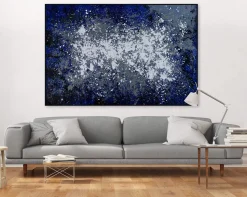 XXL Öl Gemälde 'Supernova' | Handgemaltes Unikat