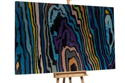 XXL Öl Gemälde 'Swirl of Colors' | Handgemaltes Unikat