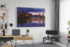 XXL Öl Gemälde 'Taken by the City' | Handgemaltes Unikat