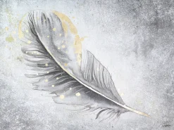 XXL Öl Gemälde 'Tearaway Feather' | Handgemaltes Unikat