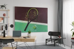 XXL Öl Gemälde 'Tennis Life' | Handgemaltes Unikat
