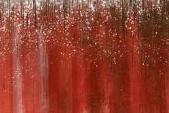 XXL Öl Gemälde 'Terracotta Rain' | Handgemaltes Unikat