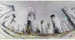 XXL Öl Gemälde 'The Big Apple' | Handgemaltes Unikat
