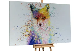 XXL Öl Gemälde 'The Fox's Colours' | Handgemaltes Unikat