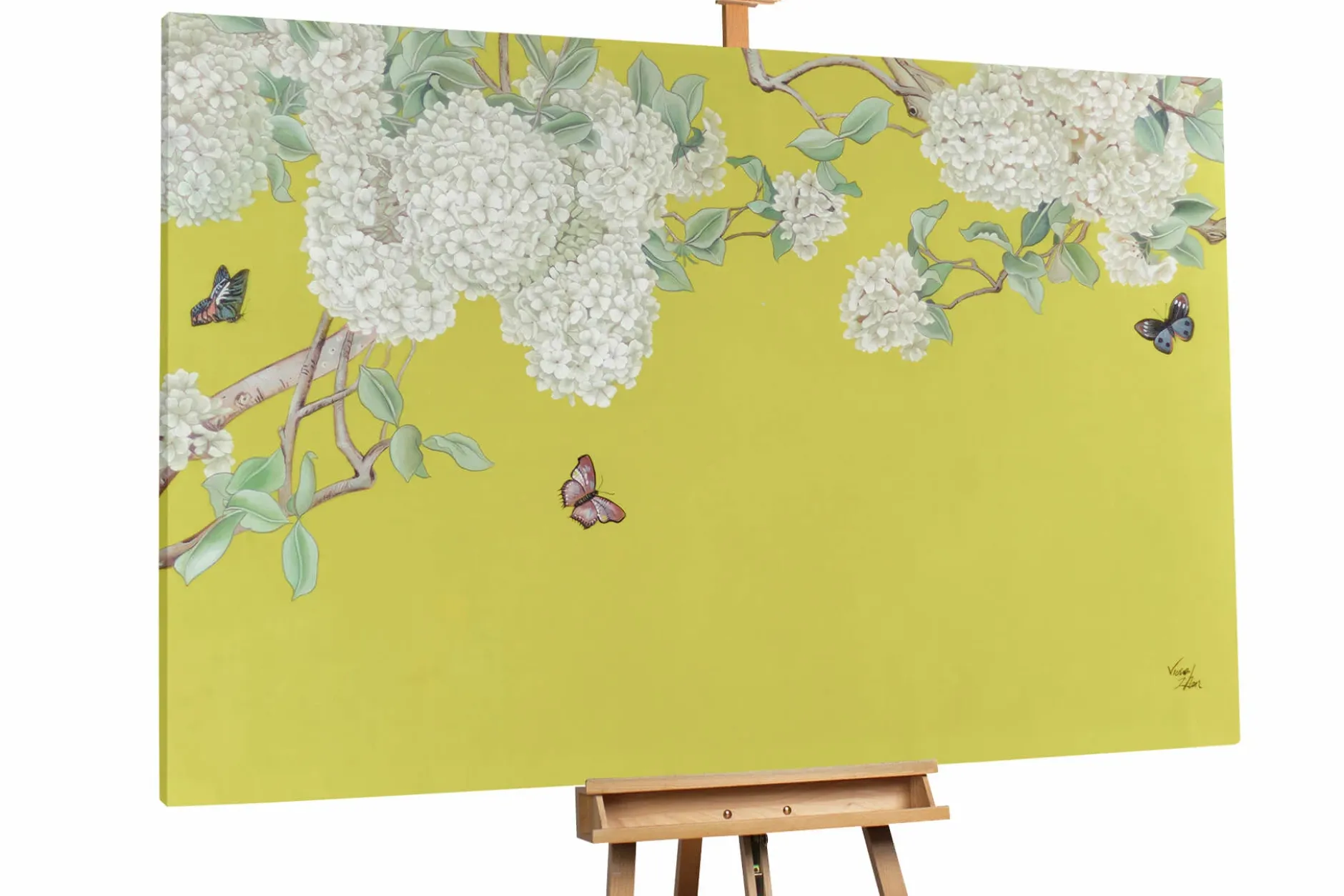 XXL Öl Gemälde 'The Orient in Bloom' | Handgemaltes Unikat