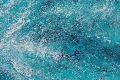 XXL Öl Gemälde 'The Outburst of Water' | Handgemaltes Unikat