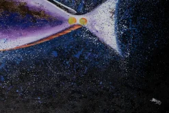 XXL Öl Gemälde 'Tiefseetrance' | Handgemaltes Unikat