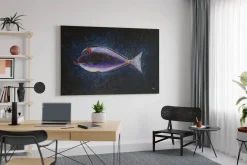 XXL Öl Gemälde 'Tiefseetrance' | Handgemaltes Unikat