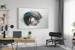 XXL Öl Gemälde 'Time Spiral' | Handgemaltes Unikat