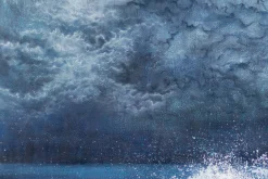 XXL Öl Gemälde 'Tobendes Unwetter' | Handgemaltes Unikat