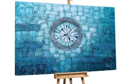 XXL Öl Gemälde 'Tor zur Zeit' | Handgemaltes Unikat
