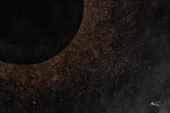 XXL Öl Gemälde 'Totale Eclipse' | Handgemaltes Unikat
