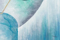 XXL Öl Gemälde 'Touching Blue' | Handgemaltes Unikat