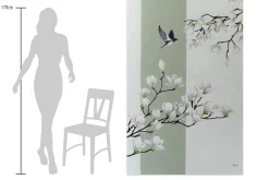 XXL Öl Gemälde 'Traum von Magnolien' | Handgemaltes Unikat