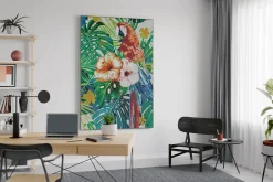XXL Öl Gemälde 'Tropical Joy' | Handgemaltes Unikat
