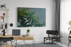 XXL Öl Gemälde 'Tropical Rain' | Handgemaltes Unikat