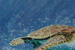 XXL Öl Gemälde 'Turtle Adventures' | Handgemaltes Unikat