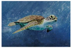 XXL Öl Gemälde 'Turtle Adventures' | Handgemaltes Unikat